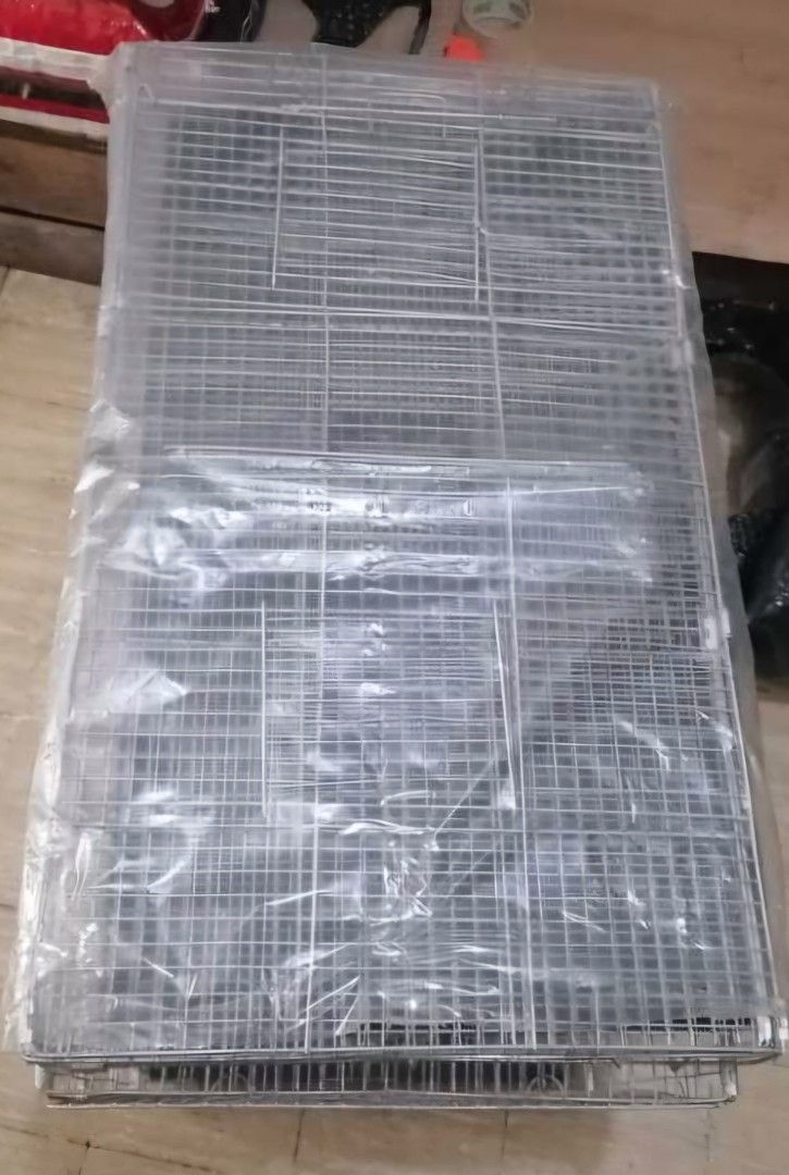 Collapsible Double Birdcage 17x30 Gauge 16 (Category: Homes & Other Pet Accessories) located in Manila. Submitted by charjin26839472 (Listing ID 1463168710, Image 3). Description: - Collapsible Double Birdcage - Size: 17x30 inches - Wire Gauge: 16 - Ideal for housing multiple birds - Easy to set up and store Store Hours • Monday to Saturday Morning: 8:00 AM – 12:00 NN Afternoon: 1:00 PM – 4:00 PM • Sunday 8:00 AM – 11:00 AM only For pickup or boo