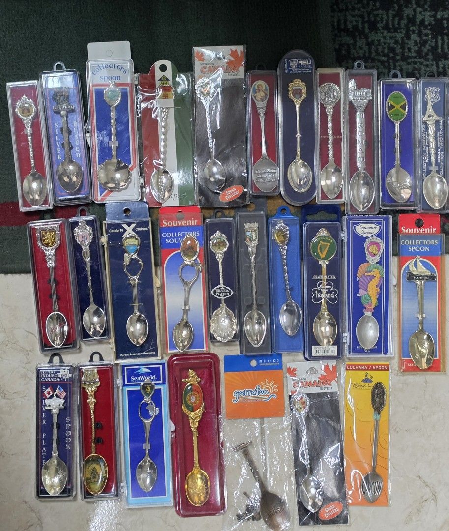 Collector's Spoon from different countries (Category: Vintage Collectibles) located in Caloocan City. Submitted by euniceds (Listing ID 1463174276, Image 2). Description: Collector's Spoon from different states and countries 69 pcs Php15,000.00 take all Pick up or delivery Location: Camp Aguinaldo, Quezon City .