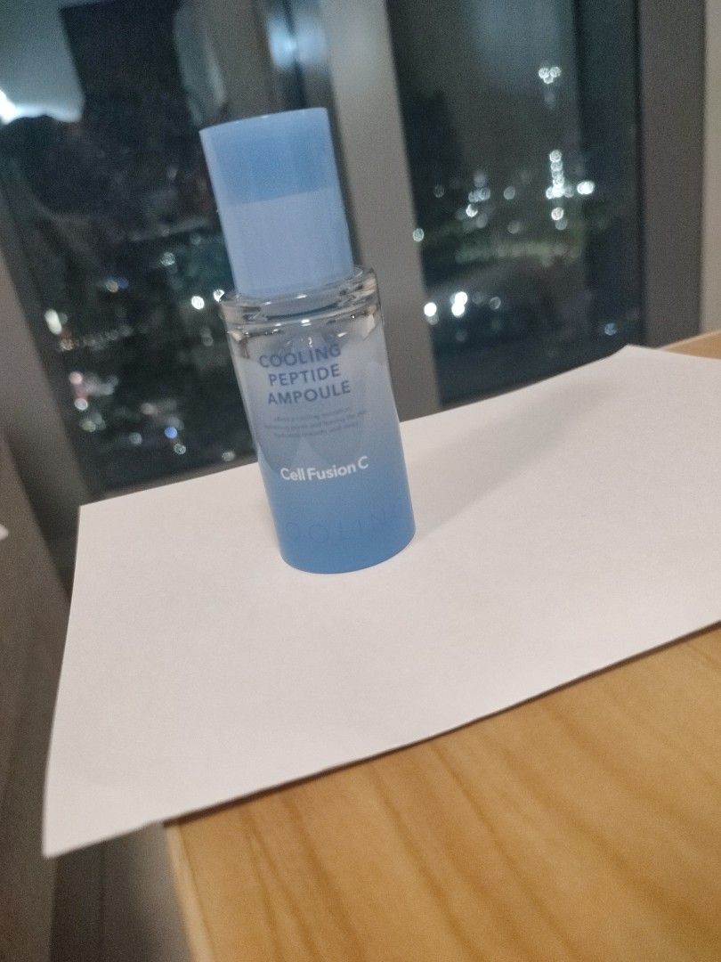 Cooling peptide ampoule Cell Fusion (Category: Face Care) located in Pasig City. Submitted by tidymycloset (Listing ID 1463263328, Image 1). Description: Cell Fusion C- Cooling peptide ampoule Cooling and soothing. Great for sensitive, acne and redness prone skin ..