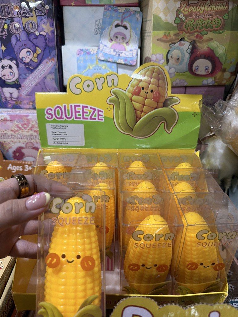 Corn Squishy Crunchy (Category: Designer & Blind Box Toys) located in Quezon City. Submitted by eskyanolvia (Listing ID 1463225008, Image 1). Description: .