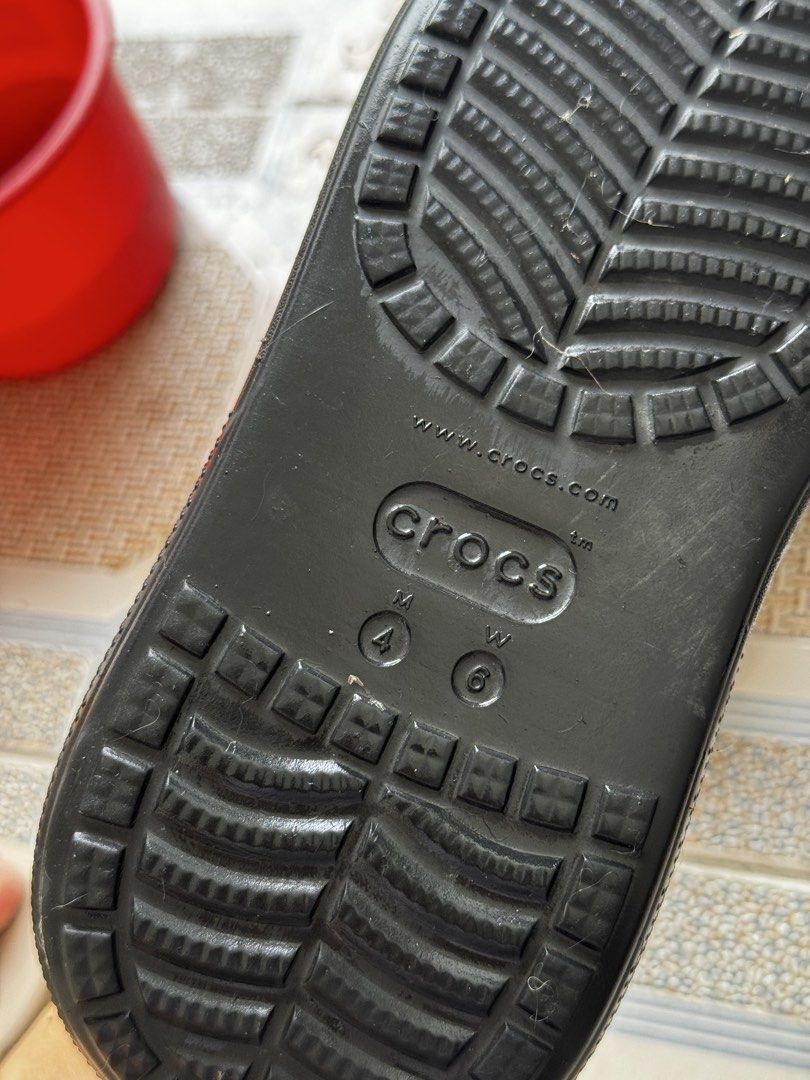 Crocs platform with Assorted Jibbitz Charms - Black & Cream (Category: Slippers and slides) located in Marikina City. Submitted by daintyaesthetics (Listing ID 1463138525, Image 3). Description: 1,800 EACH or 3k for both - Bundle Deal: Get both black and cream Crocs! - Size: M4/W6 for both pairs - Black Crocs with fun Jibbitz (eyes, sun, butterflies, etc.) - Cream Crocs with fun Jibbitz (eyes, sun, butterflies, etc.) - Perfect for casual wear and