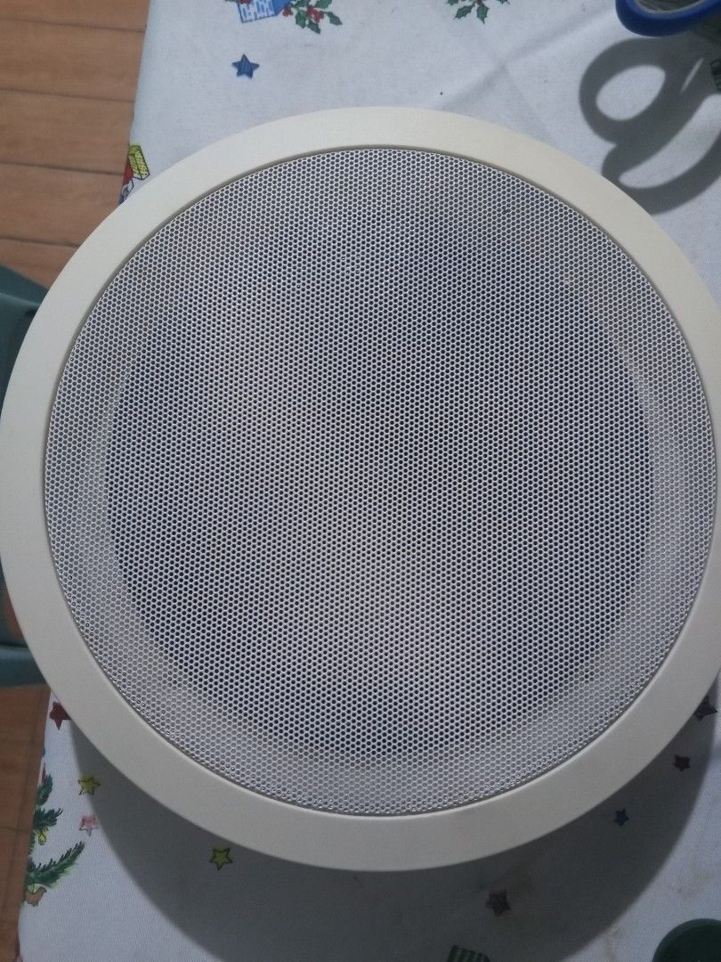Crown HF-802 ceiling speaker (Category: Soundbars, Speakers & Amplifiers) located in Manila. Submitted by lancedlt31 (Listing ID 1463230676, Image 2). Description: (Decluttering) CROWN HF-802 Ceiling Speaker Price: ₱1,000each (Negotiable for sure buyers and kkunin maramihan.) 10-15pcs available ✅ 8 Ohms Impedance ✅ 20 Watts Max (10–20W Power Range) ✅ Clear sound quality Ideal for: Cafés Restaurants Offices Home audio Background music (BGM) PA sys