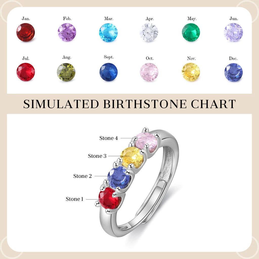 Customizable Personalized Birthstone Gemstone Half Eternity Ring (MADE TO ORDER!) (Category: Rings) located in Mandaluyong City. Submitted by allaboutgemsandco (Listing ID 1463122714, Image 2). Description: Customizable Personalized Birthstone Gemstone Half Eternity Ring (MADE TO ORDER!) Price Starts at Php 500 Stone Size: 4mmx4mm *4 stones Weight: 2.8gms Ring Size: Adjustable Add shipping fee for orders less than 1K. Gemstones are Lab-grown. Low