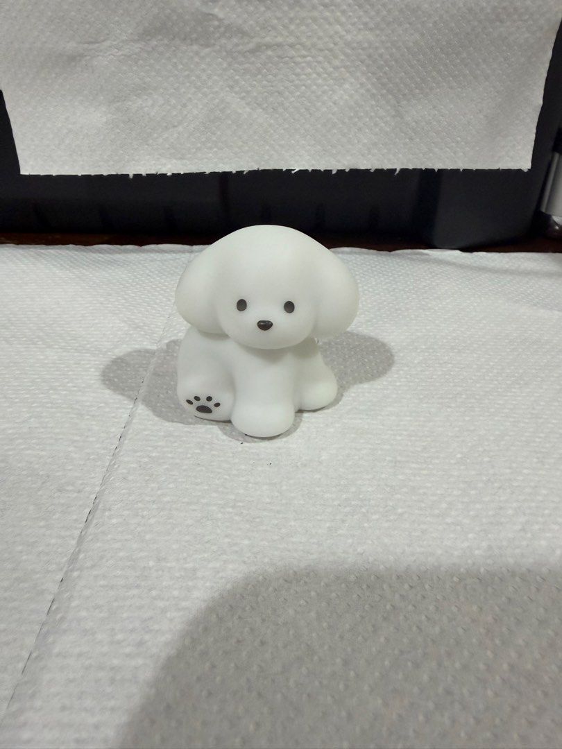 Cute White Dog Night Light Lamp (Category: Lighting) located in Manila. Submitted by pearlprincess3000 (Listing ID 1463151291, Image 1). Description: .