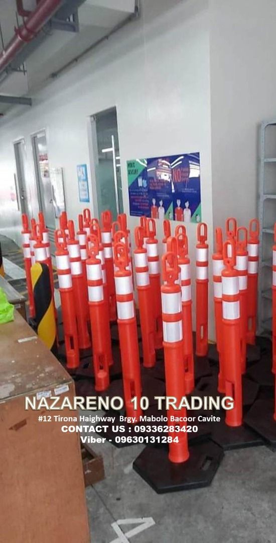 D - BOLLARD POST WITH REFLECTOR (Category: Looking For) located in Bacoor. Submitted by kajezame.2021 (Listing ID 1463197239, Image 1). Description: D - BOLLARD POST WITH REFLECTOR For More Details and Discount Contact Ms. Karen NAZARENO 10 TRADING 0963 0131 284 0933 6283 420 0956 7028 557 0933 8559 510 Landline: Look for Ms. Karen (046 ) 416 3920 Also available: • Traffic cone • Parking Block stopper • Hooded trash bin • Road Plastic Barrier • S