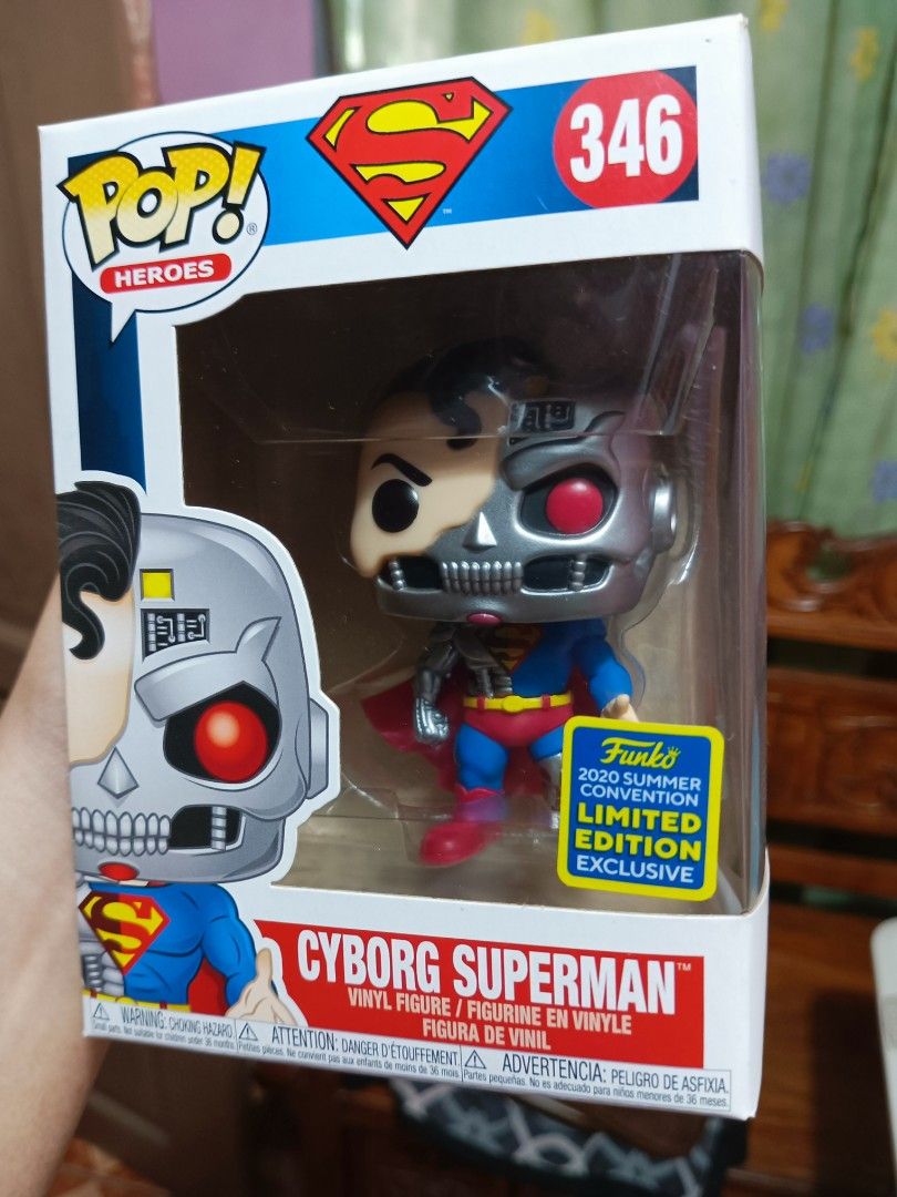 DC Funko Pop! Cyborg Superman #346 (Category: Figurines & Statues) located in Rodriguez. Submitted by chrcq (Listing ID 1463180875, Image 1). Description: .