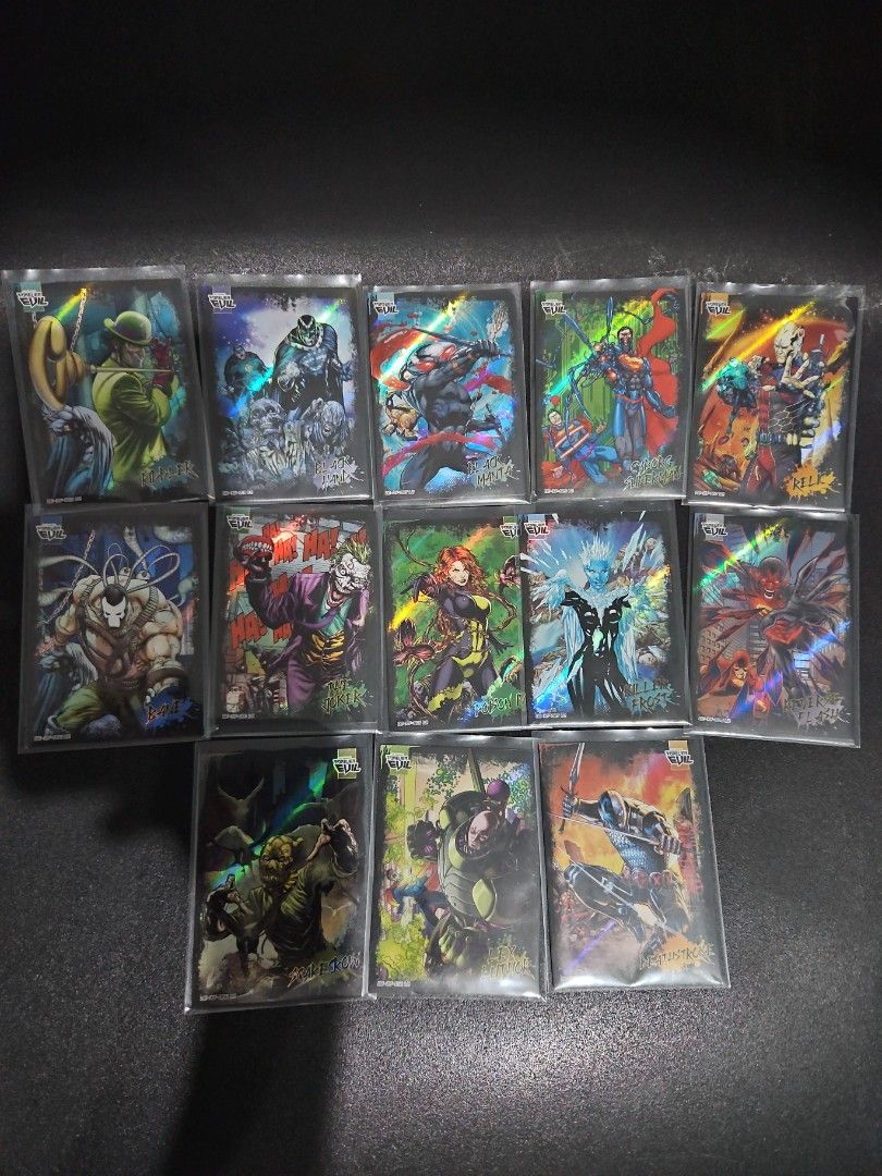 DC Kayou - Forever Evil set (Category: Card Packs) located in Manila. Submitted by chilimutant (Listing ID 1463280876, Image 1). Description: -RFS: Duplicates.
