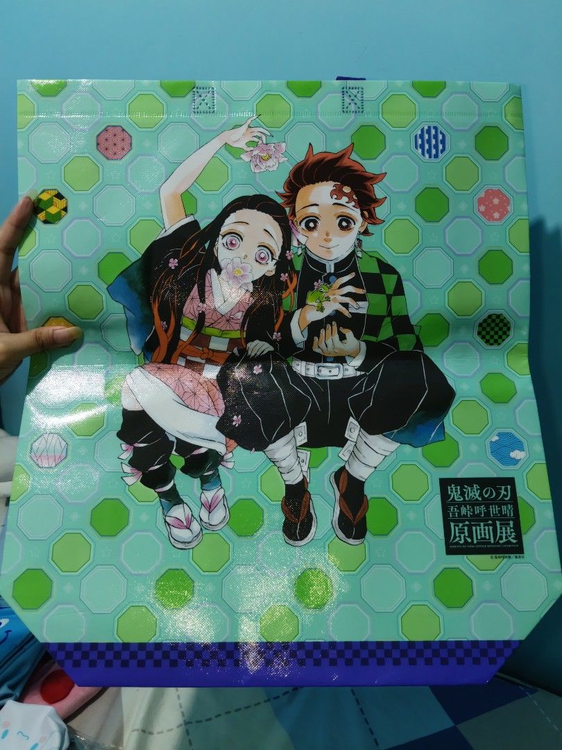 Demon Slayer Eco Bag (Category: Other Stationery & Craft) located in San Marcelino. Submitted by cmplushies (Listing ID 1463198436, Image 1). Description: .