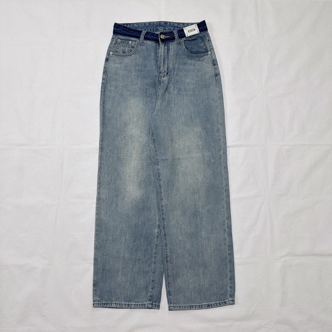 Denim Baggy Pants (Category: Other Bottoms) located in Davao. Submitted by prettypleasure.clo (Listing ID 1463231546, Image 2). Description: Ganda ng details No major issues W29 | L42 Gcash/MariBank only +sf.