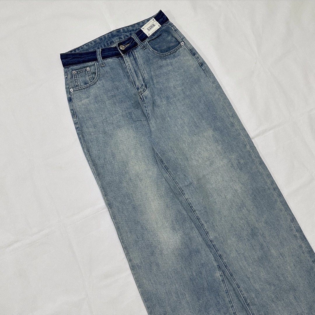 Denim Baggy Pants (Category: Other Bottoms) located in Davao. Submitted by prettypleasure.clo (Listing ID 1463231546, Image 3). Description: Ganda ng details No major issues W29 | L42 Gcash/MariBank only +sf.