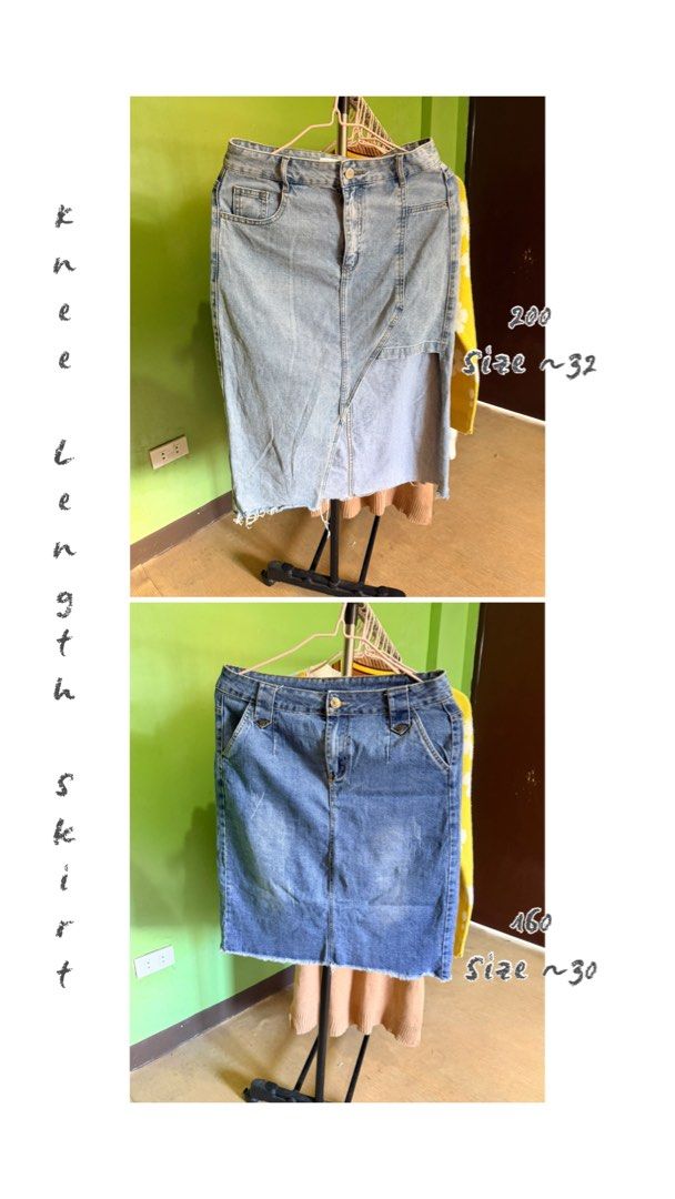 Denim Outfits (Category: Coats, Jackets and Outerwear) located in Muntinlupa City. Submitted by cocofinds023 (Listing ID 1463267405, Image 2). Description: Denim Outfits. If take all 3800. .