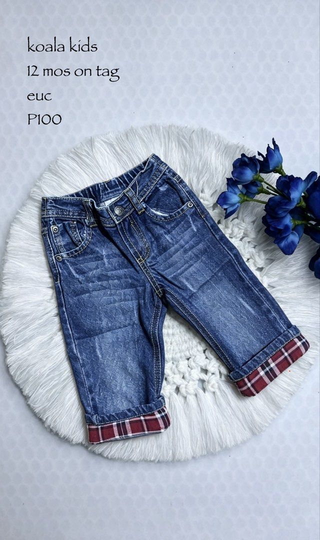 Kids Wear/Pants (Boy) (Category: Babies & Kids Fashion) located in Baguio. Submitted by lhynebosaing22 (Listing ID 1463122096, Image 1). Description: Pre-loved denim pants for kids (boy) size 1-5T.