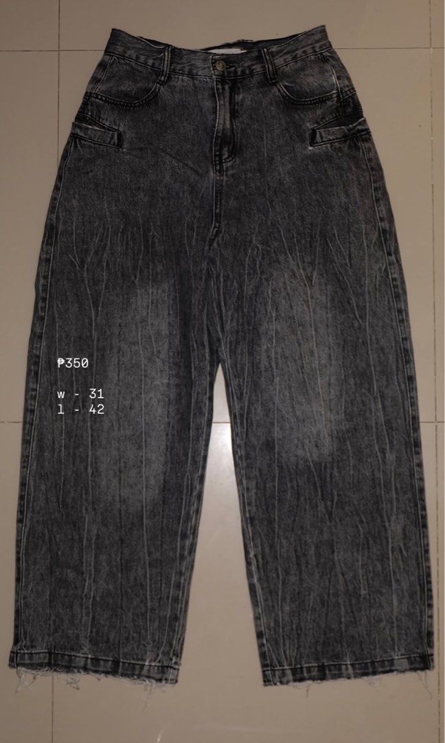 denim pants (Category: Jeans) located in Manila. Submitted by jhones1227 (Listing ID 1463135838, Image 1). Description: selling my denim pants for 300 pesos each plus sf. details on each photo. dm me hehe cabuyao, laguna.