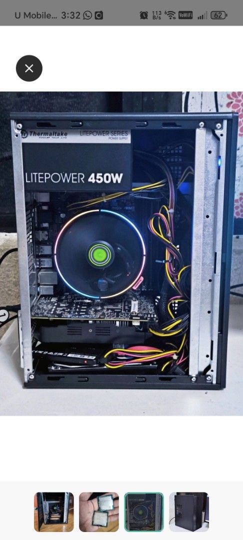 Desktop Computer Case (Category: Desktops) located in Kuala Lumpur. Submitted by shahamir (Listing ID 1463189299, Image 2). Description: - compact mATX desktop computer tower case, for easy space - Front panel with USB ports and audio jack - Ready for your components.