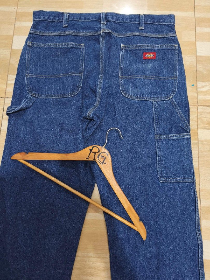 Dickies carpenter denim pants (Category: Jeans) located in San Mateo. Submitted by rgbuenaventura (Listing ID 1463323987, Image 2). Description: Dickies carpenter pants Hard denim Size 36 altered hem meet up san mateo rizal.
