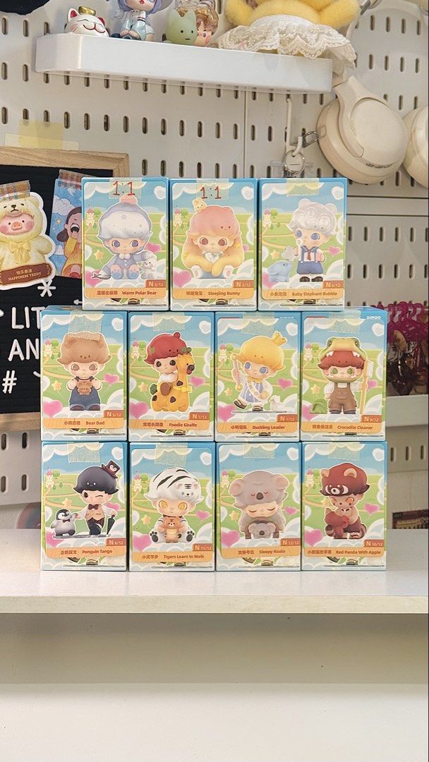 Dimoo World Animal Kingdom Series (Category: Designer & Blind Box Toys) located in Muntinlupa City. Submitted by litol_aniks (Listing ID 1463224450, Image 1). Description: ⋆. 𐙚 ˚ popmart dimoo animal kingdom figure 🛒 ₱450 each only! (from ₱600 srp) ⤷ sealed foil, open from bottom box ⤷ complete, open to check card only ⤷ authentic; onhand and ready to ship mop: gcash, gotyme, bpi mod: lalamove, j&t, meet up 📍alabang, muntinlupa wts lfb for sal