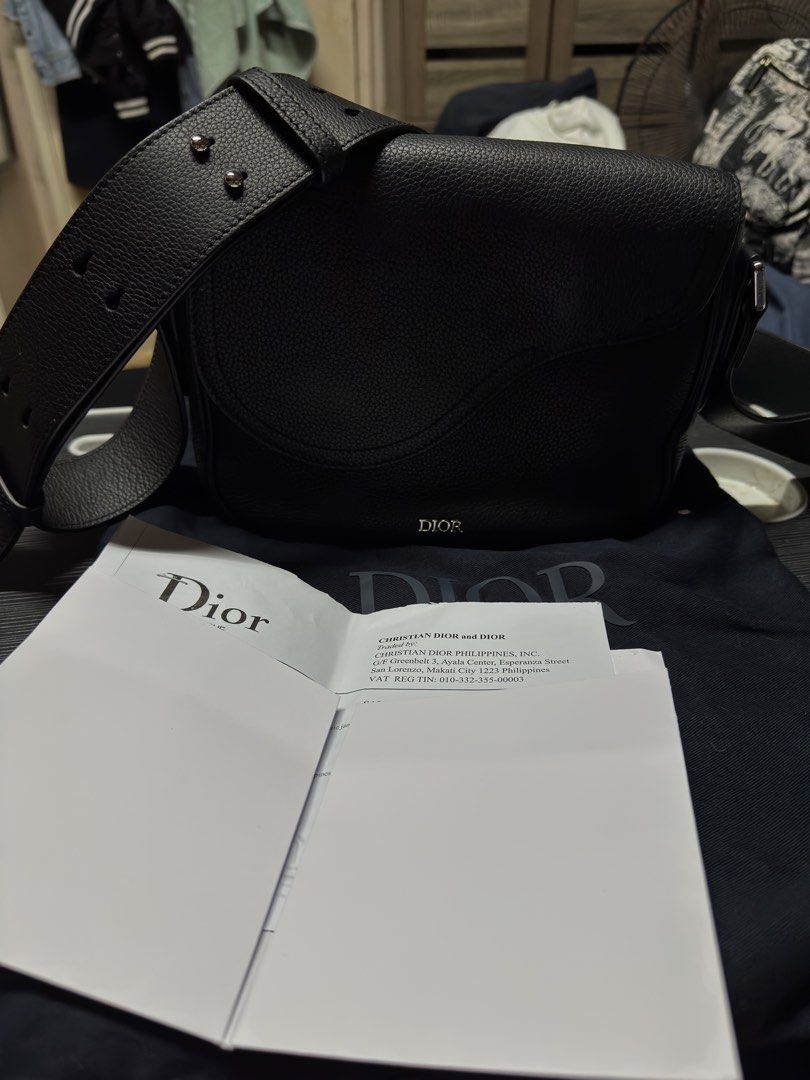 Dior Leather Crossbody Bag (Category: Luxury Bags & Wallets) located in Davao. Submitted by nomadfits (Listing ID 1463252507, Image 2). Description: Decluttering some personal items Location: Davao All items plus sf via lb Bought in the Dior GB With dustbag and receipt 85k (orginal price is 125k) .