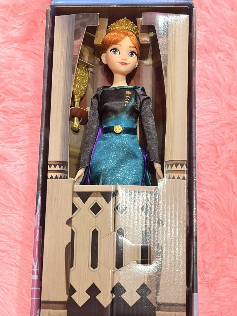 Disney Frozen Anna Doll (Category: Figurines & Statues) located in Caloocan City. Submitted by mgabbisaniel (Listing ID 1463297385, Image 1). Description: - Authentic Anna doll from Disney's Frozen - Features her iconic royal outfit - Includes a sparkling crown and scepter - Brand new and in original, unopened packaging - Perfect for Frozen fans, collectors, and playtime fun!.