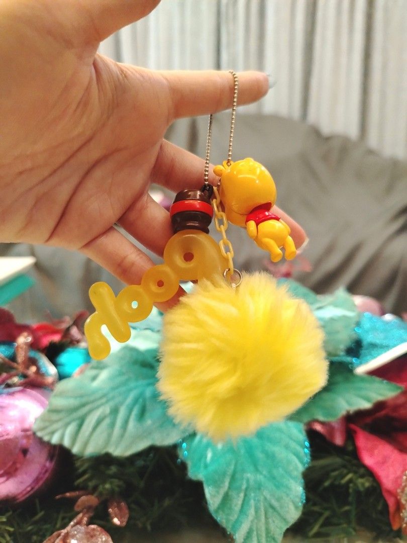 Disney Pooh × Hunny Fur Ball Keychain Charm (Category: Character Goods) located in San Fernando. Submitted by jpmarketplace2023 (Listing ID 1463243992, Image 3). Description: 💚 All items are authentic from Japan. 💛 MOP: GCash (❌️ GCash Protect) 🩵 MOD: LBC only (❌️ S. Checkout, COD, COP) 💙 Meet-up: Vista Mall, San Fernando, Pampanga 💜 All items are on-hand. 🧡 First to pay gets the item first. ❤️ Breakable items are packed with care and cauti
