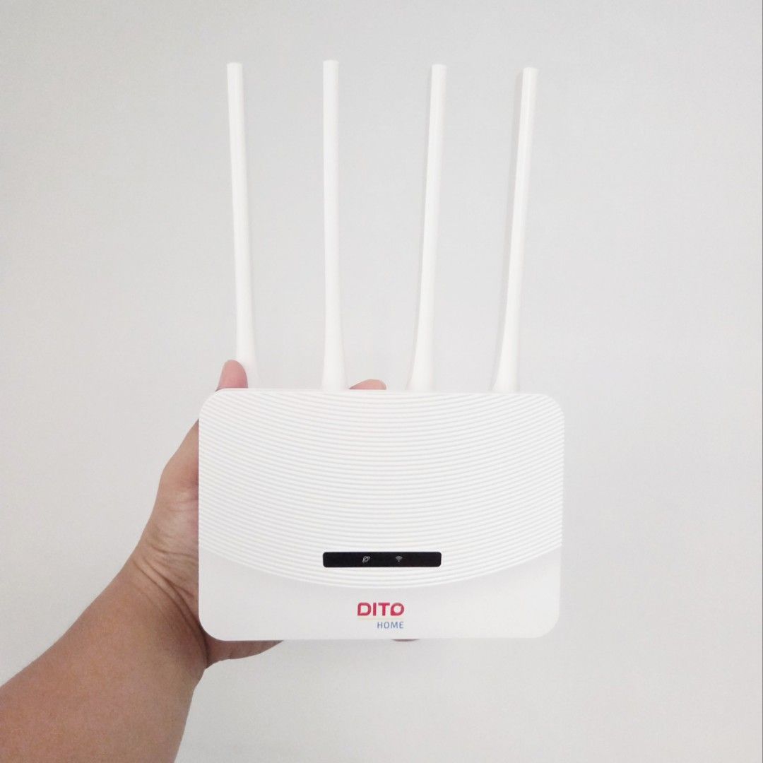 DITO Home WoWiFi Lite (Category: Office & Business Technology) located in Manila. Submitted by deexodust (Listing ID 1463174838, Image 1). Description: - Ordered Sept. 17, just received Sept. 20 (Just a day old) - Bought for ₱850, selling for ₱550 na lang - Good as BRAND NEW - Sim not included, pero you can buy a new one for modem RFS: Got the wrong model.