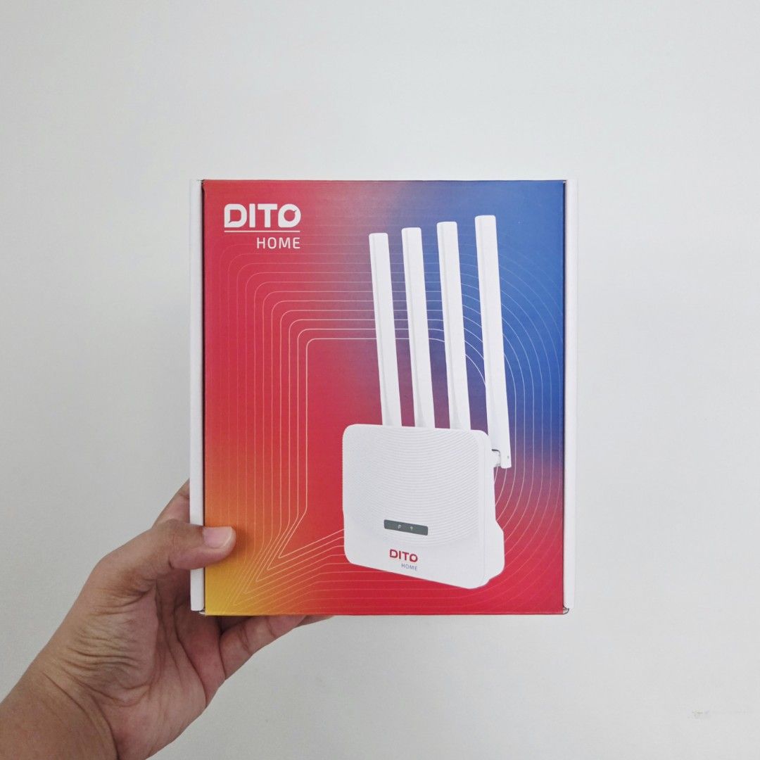 DITO Home WoWiFi Lite (Category: Office & Business Technology) located in Manila. Submitted by deexodust (Listing ID 1463174838, Image 3). Description: - Ordered Sept. 17, just received Sept. 20 (Just a day old) - Bought for ₱850, selling for ₱550 na lang - Good as BRAND NEW - Sim not included, pero you can buy a new one for modem RFS: Got the wrong model.