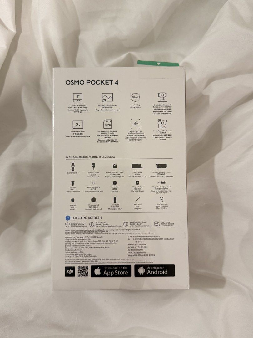 DJI Osmo Pocket 4 Creator Combo (Category: Cameras) located in Quezon City. Submitted by sm__7891 (Listing ID 1463265286, Image 2). Description: - DJI Osmo Pocket 4 Creator Combo - Ideal for vlogging and content creation - Brand new (got it as a gift!) - RFS: Not useful to me since I don’t vlog :( - Negotiable price.