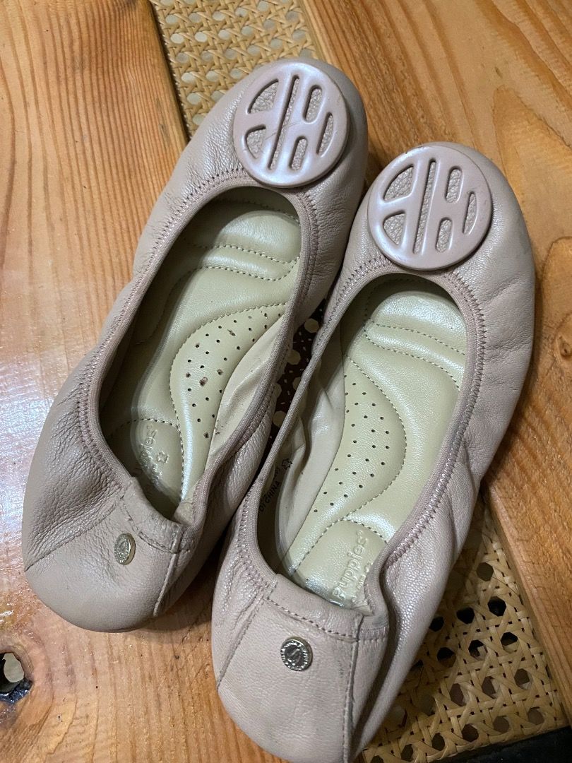 Doll shoes (hush puppies) (Category: Sandals) located in Trece Martires City. Submitted by reloveandrestyle (Listing ID 1463225909, Image 1). Description: Used twice No box See pic for reference .