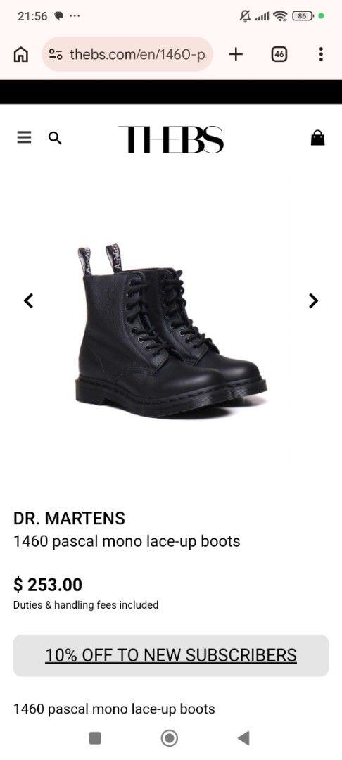 Dr martens 1460 pascal mono (Category: Boots) located in Cebu City. Submitted by alexandriasneaker.cebu (Listing ID 1463278078, Image 2). Description: brand-new no box sz 6 UK can fit 7 mens 8-8.5 us womens 25 cm on actual measurement Auth 100 percent .