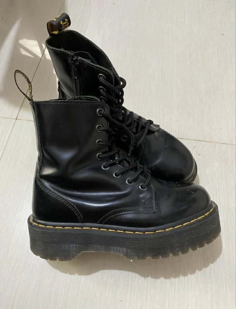 Dr Martens platform boots (Category: Boots) located in Davao. Submitted by lovedbyejane (Listing ID 1463119168, Image 2). Description: FS: Dr. Martens Platform Boots 🖤 Well-loved but still in good condition ✨ ₱5,000 PM if interested! 🫶🏻.