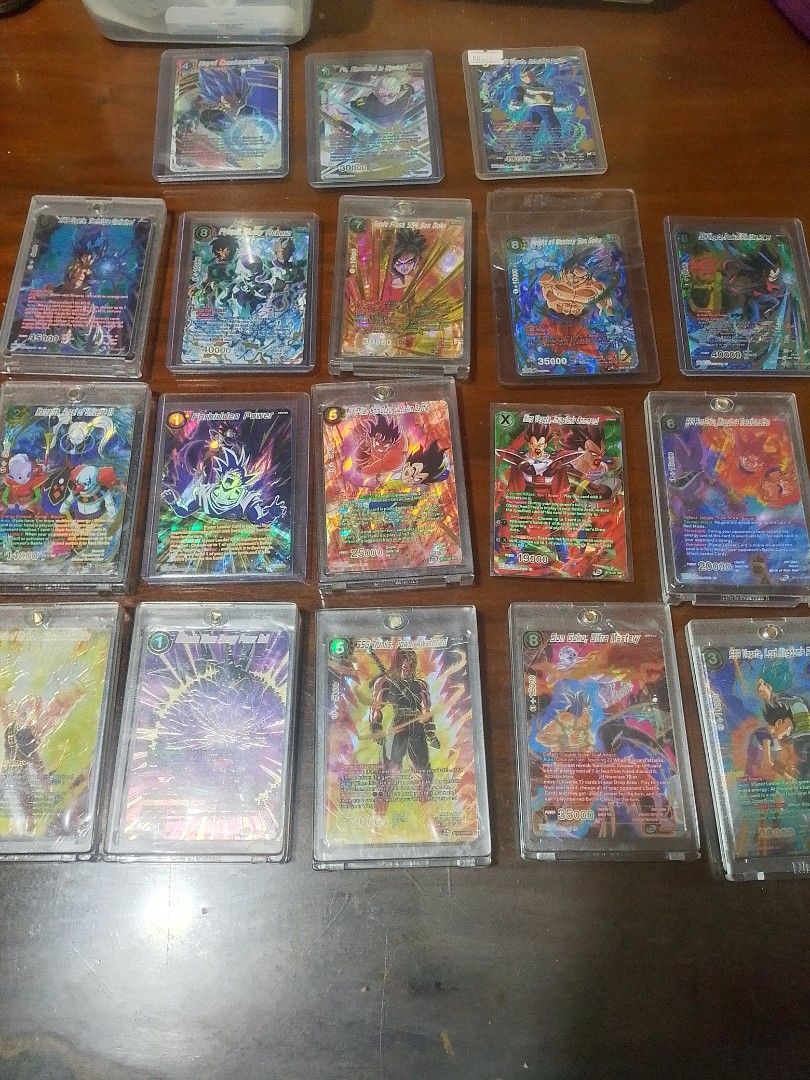 Dragon ball tcg cards (Category: Raw Singles) located in Manila. Submitted by shoptillyoucantstop (Listing ID 1456927857, Image 1). Description: price is subjective to cards market value pls do message me for price checking thanks manila area or nearby only can do lalamove or grab delivery for sure takers at buyers expenses thanks.