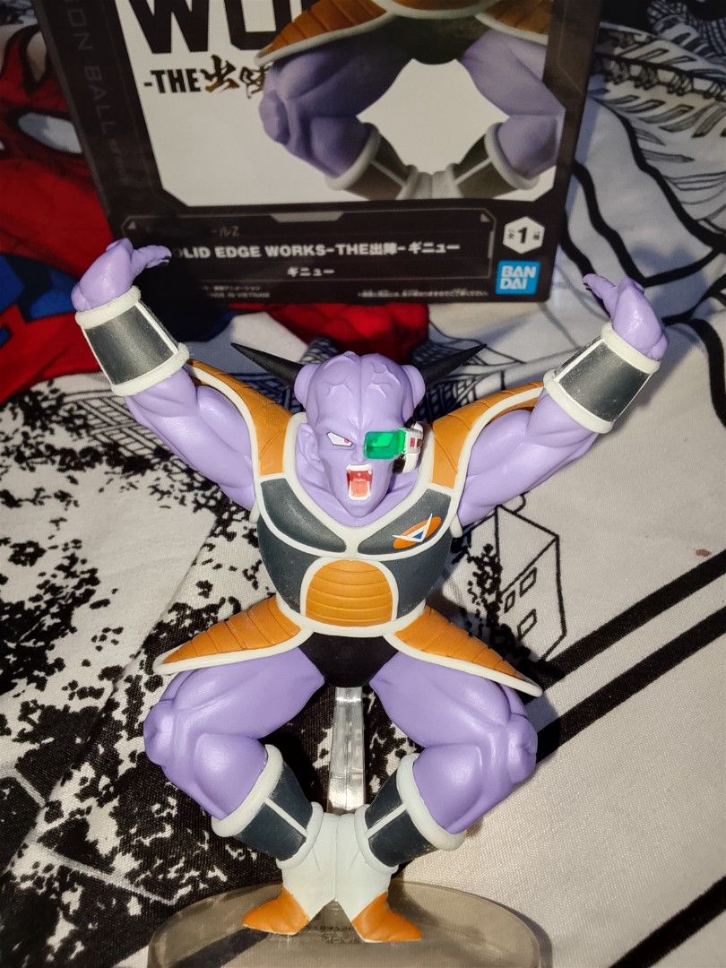 Dragon Ball Z Solid Edge Works Captain Ginyu Anime Figure (Category: Figurines & Statues) located in Manila. Submitted by mr.zild (Listing ID 1463252540, Image 1). Description: Banpresto Solid Edge Works – Captain Ginyu. Figure is clean with no issues. Box has some damage. Price: ₱700 Slightly negotiable. Has a fun pose and part of a collectible series. Good for Ginyu Force fans..