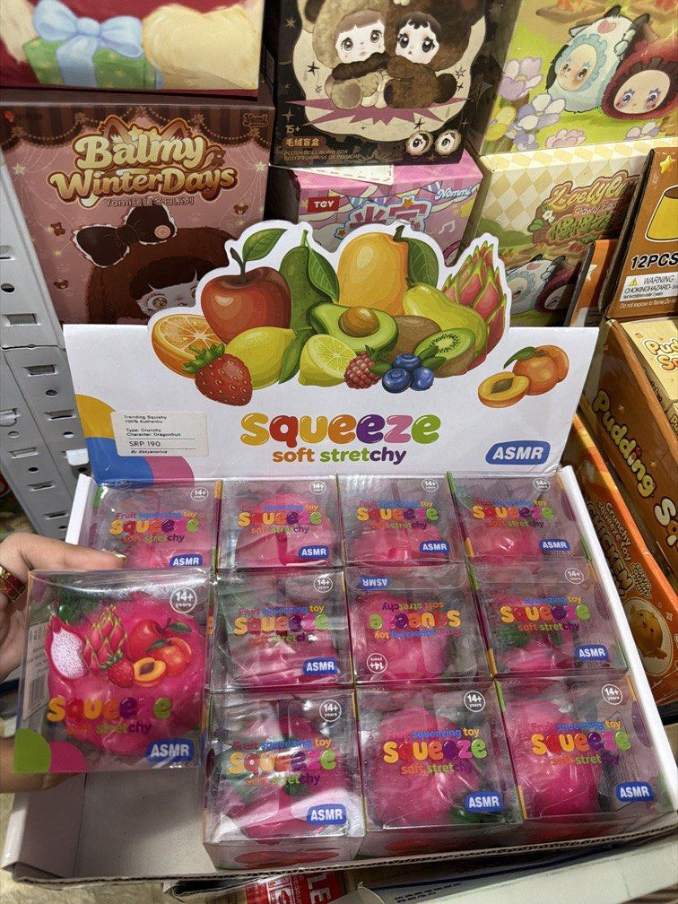 Dragonfruit Squishy Crunchy (Category: Designer & Blind Box Toys) located in Quezon City. Submitted by eskyanolvia (Listing ID 1463223602, Image 1). Description: .