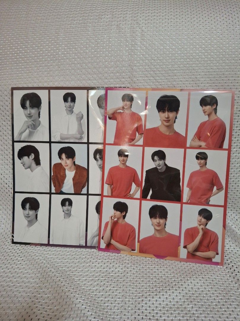 Dunkin' x Byun Wooseok Photocards Set (Category: K-Wave Merchandise) located in Mandaluyong City. Submitted by preluvd.by.eg (Listing ID 1463161128, Image 1). Description: - Dunkin' x Byun Wooseok Photocard Set - Includes 2 sets: 1 Red, 1 Black & White - Features multiple photos of Byun Wooseok - Packaging includes Byun Wooseok's signature and Dunkin' logo - Ideal collectible for Byun Wooseok and Dunkin' fans.