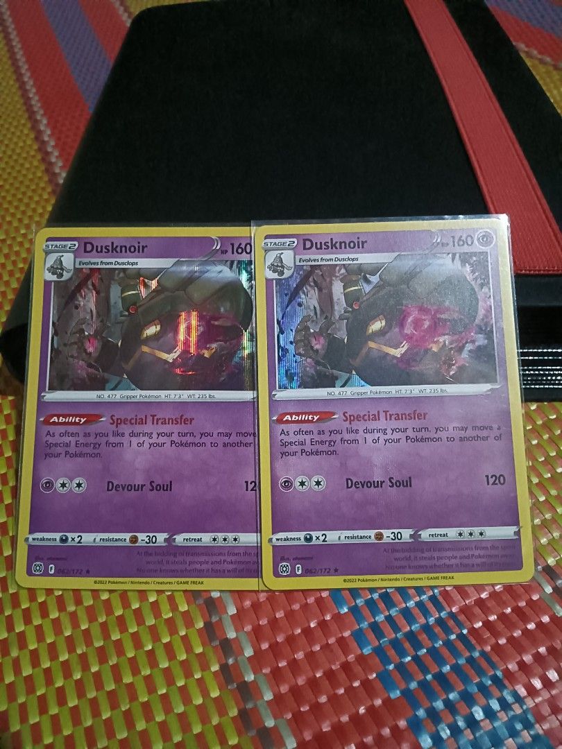 Dusknoir holo (Category: Raw Singles) located in Cagayan de Oro. Submitted by baksee (Listing ID 1463293883, Image 1). Description: 2 for 120.