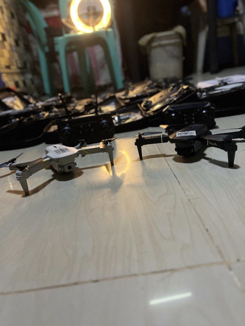 E88 Pro Drone with Camera and Remote Control (Category: Drones) located in Caloocan City. Submitted by hmr.gomez (Listing ID 1463128704, Image 3). Description: - E88 Pro Drones available - Choose from white or black colors - Comes with remote control - Includes a convenient carrying case - Ideal for aerial photography and videography - Ready for takeoff!.