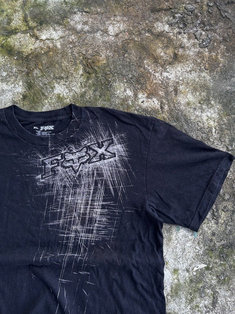 Early Y2k Fox Racing Tee (Category: Tshirts & Polo Shirts ) located in Balanga. Submitted by nothingtohold.co (Listing ID 1463204331, Image 2). Description: Early Y2k Fox Racing Tee XL on tag | 24.5 width | 30.5 length | 9.3 condition Issue: minor detergent stains Gcash | jnt | bataan Vouch~vc.