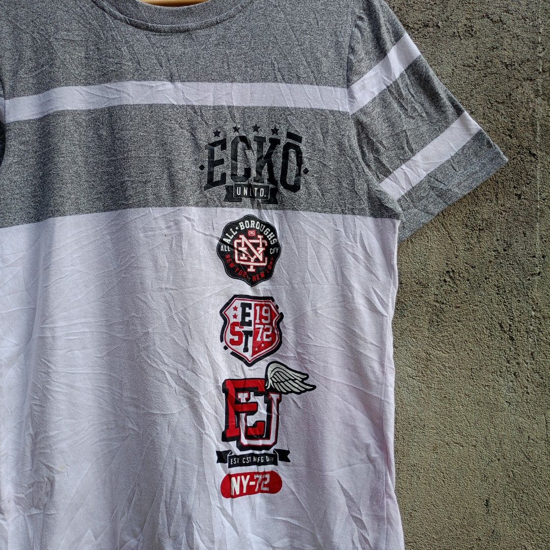 ECKO UNLTD (Category: Tshirts & Polo Shirts ) located in Koronadal. Submitted by thriflex.29 (Listing ID 1463271212, Image 2). Description: ECKO UNLTD Size On Tag: Medium Measurements: Width 20 Length 28 Condition: 9/10 - Excellent Colorate: 9/10 No Issue Need Wash Only Mine: 250.