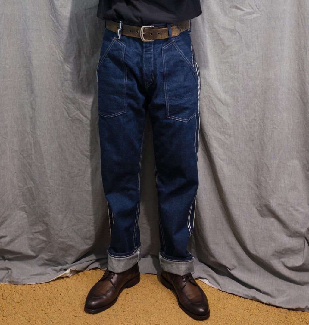 edwin selvedge jeans (Category: Jeans) located in Baguio. Submitted by used_clothing2600 (Listing ID 1463195846, Image 1). Description: edwin selvedge jeans made in japan excellent condition size 30 on tag measurements waist 16.5 inches front rise 12 thigh 12 knee 9.5 inseam 33.5 outseam 46 leg opening 8.5 2,380.