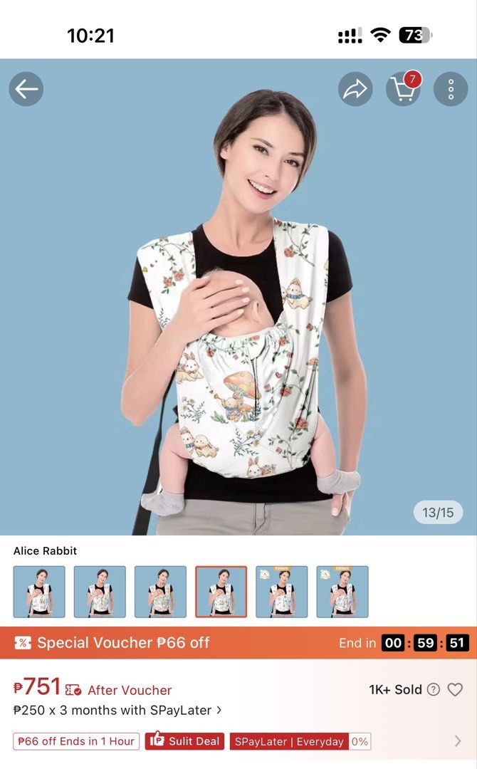 Einmilk Baby Carrier (Category: Carriers & Slings) located in Pasay City. Submitted by aprildieci17 (Listing ID 1463137726, Image 1). Description: 👶🏻 Baby Carrier | 6 Months & Up ✨ Cooling ice silk fabric ✨ Lightweight & breathable ✨ Ergonomic support for baby & parent ✨ Front, back & hip carry ✨ Foldable & easy to bring anywhere ✨ Machine washable Perfect for everyday use, errands, travel, and outdoor adventures! 🤍 📌 Suitable for babies 6 mo