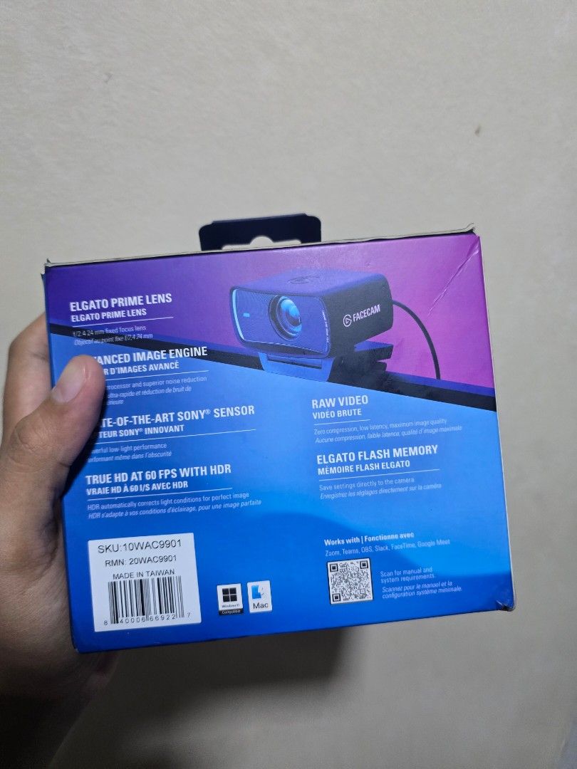 Elgato Facecam MK2 (Category: Webcams) located in Manila. Submitted by rjcosm (Listing ID 1463298124, Image 3). Description: Brand new sealed, no issues negotiable .