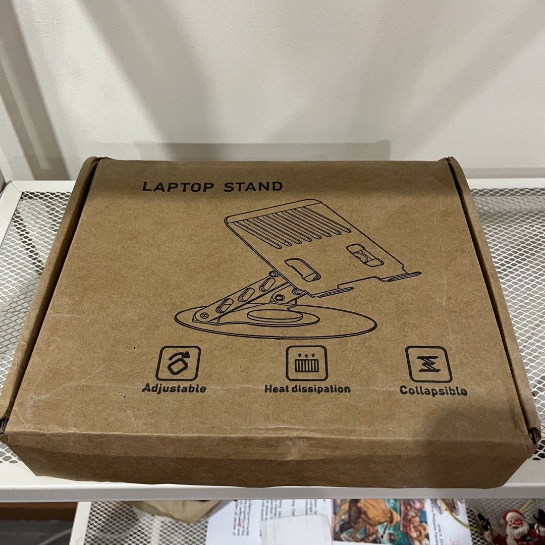 Ergonomic Metal Desktop Stand for Laptops and Tablets (Category: Other Mobile & Gadget Accessories) located in Manila. Submitted by coastal.cottage (Listing ID 1463271893, Image 2). Description: Ergonomic Metal Desktop Stand for Laptops and Tablets N3/N4 RFS: Didn’t need this extra one.