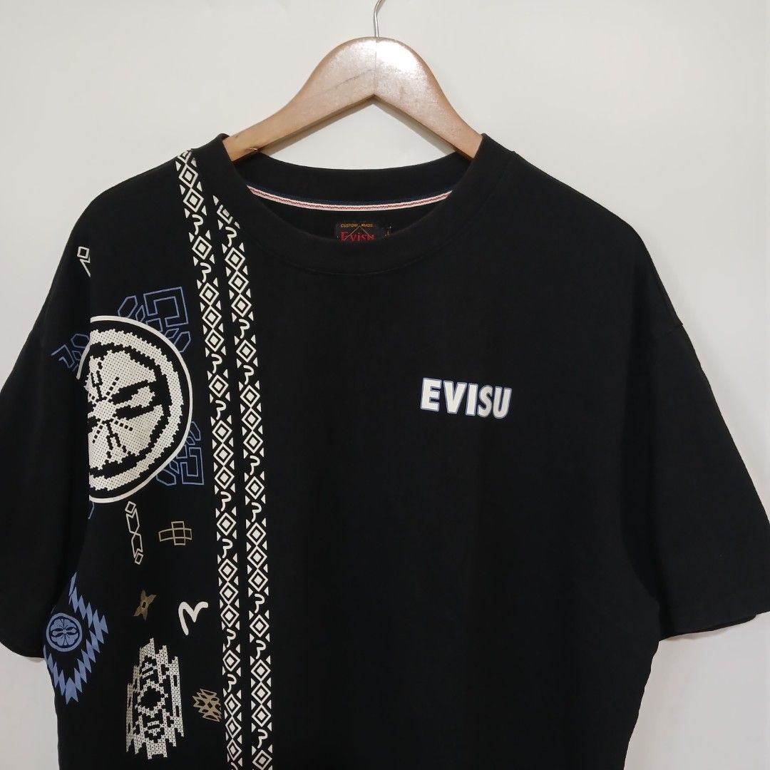EVISU (Category: Tshirts & Polo Shirts ) located in Ozamiz City. Submitted by 2nd.sight (Listing ID 1463221619, Image 3). Description: size: large boxy w: 25 l: 27.5 excellent condition.