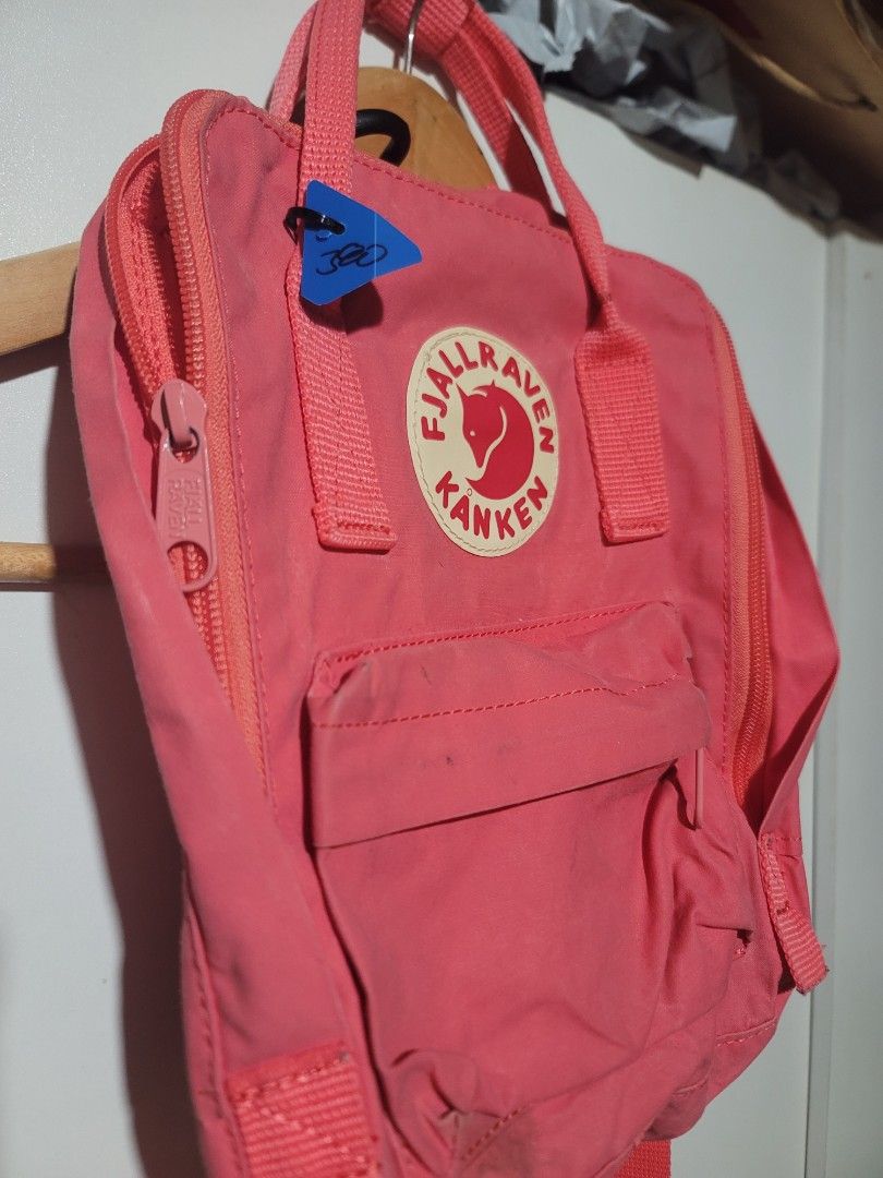 Original Fjallraven Kanken Mini Pink Backpack (Category: Backpacks) located in Cabanatuan. Submitted by mjsabado74120 (Listing ID 1463264736, Image 3). Description: - Pink Fjallraven Kanken Mini backpack - Classic design with front zip pocket and main compartment - Adjustable straps - Small size, ideal for essentials - Perfect for daily use or travel - no issue with signs of usage only - removable stains, needs wash only no return. no exchange. .