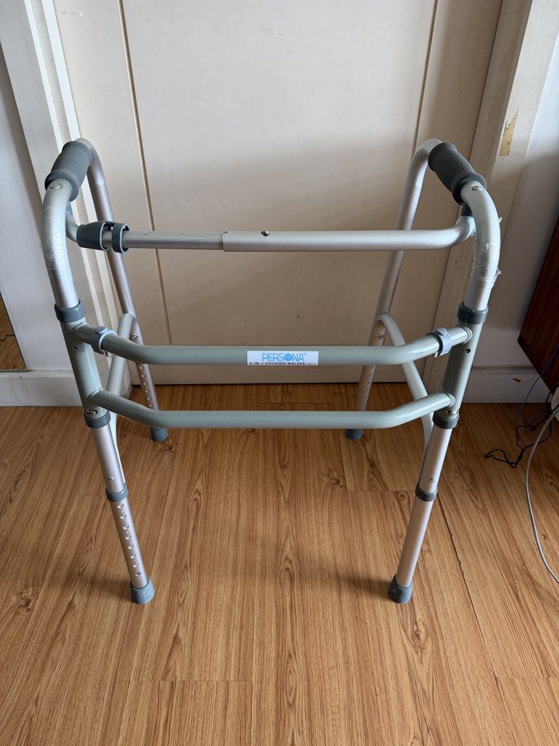 Foldable Walker (Category: Rehabilitative Devices) located in Antipolo. Submitted by lovedbyisha (Listing ID 1463148321, Image 1). Description: Bought in May 2025 Used for 2 weeks when I was recovering from an injury Good condi!! Still negotiable! Loc: Pasig.