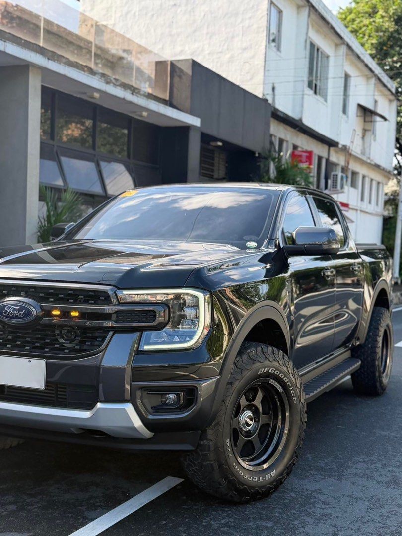 Ford Ranger (Category: Used Cars) located in Quezon City. Submitted by jvll_88 (Listing ID 1463142262, Image 2). Description: For Sale! Ford Ranger Sport 4x2 2023 1st owner Casa maintained at Ford Q. Ave Fresh bnew condition 14k mileage only Rays TE37 | BF Goodrich With roller lid and genuine leather seat cover RFS : Upgrade.