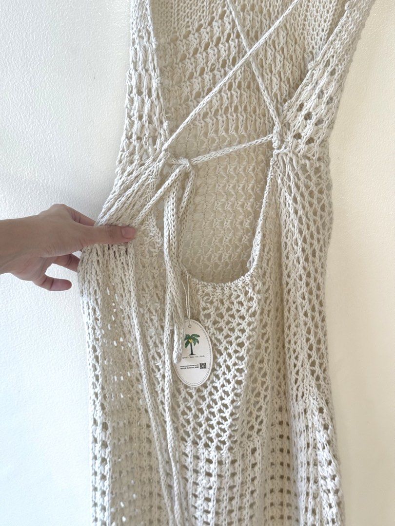 BNWT FREESIZE Boho Cream Lowback Crochet Maxi Dress (Category: Dresses) located in Quezon City. Submitted by sayshops (Listing ID 1463273364, Image 2). Description: Bought in Thailand during my travels BRAND NEW W TAG STILL INTACT only stored in my closet. this crochet dress beautifully hugs the body, really nice fit. dyosa feels help tags ZARA MANGO UNIQLO PULL & BEAR FREE PEOPLE MONKI STRADIVARIUS BERSHKA MASSIMO DUTI PRETTY LITTLE THING ASOS F
