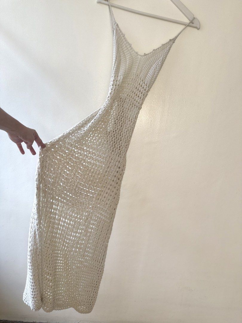 BNWT FREESIZE Boho Cream Lowback Crochet Maxi Dress (Category: Dresses) located in Quezon City. Submitted by sayshops (Listing ID 1463273364, Image 1). Description: Bought in Thailand during my travels BRAND NEW W TAG STILL INTACT only stored in my closet. this crochet dress beautifully hugs the body, really nice fit. dyosa feels help tags ZARA MANGO UNIQLO PULL & BEAR FREE PEOPLE MONKI STRADIVARIUS BERSHKA MASSIMO DUTI PRETTY LITTLE THING ASOS F