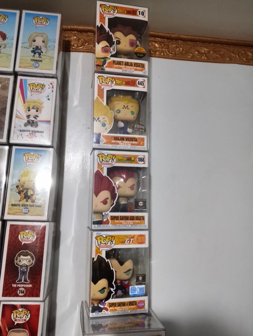 Funko Pop! Dragon Ball Z & GT Vegeta Figures (Category: Figurines & Statues) located in Cainta. Submitted by xtiant (Listing ID 1463216912, Image 1). Description: - Funko Pop! Figures for Sale - Featuring Vegeta from Dragon Ball Z & GT - Available Vegeta Pops: Bootleg Arlia 900 and Majin Veggies 600 others legit 650 each - Ideal for any anime fan's collection pm for inquiries.