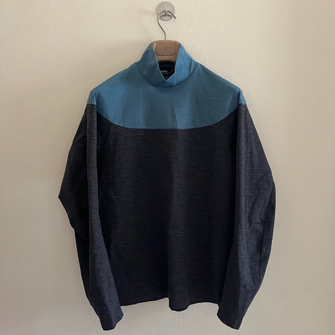 FW16 Kolor Two Tone Turtle Neck Top (Category: Tshirts & Polo Shirts ) located in Quezon. Submitted by _babypluto (Listing ID 1463218225, Image 1). Description: Tagged size: 4 Flaws: none Dimensions: Length: 27.5 Width: 20 Sleeves: 22 Note: actual color of the item may change due to lighting. Comme des garcons, junya watanabe, sacai aesthetic .