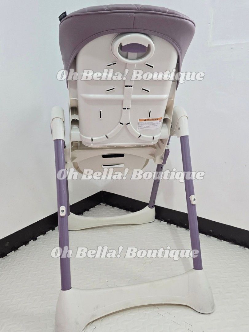 Giant Carrier High Chair (Category: Baby High Chairs) located in Muntinlupa City. Submitted by ohbellaboutique.ph (Listing ID 1463230005, Image 2). Description: Giant Carrier High Chair - Php1,200 (Bought b3,500) - Missing belt, yoy can purchase in orange app - With signs of usage 📍 Muntinlupa 💵 GCash, BPI, Pay upon your pick up 🏍 J&T, Lalamove, You can pick up.
